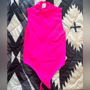 Brand new Good American hot pink bodysuit 3/4